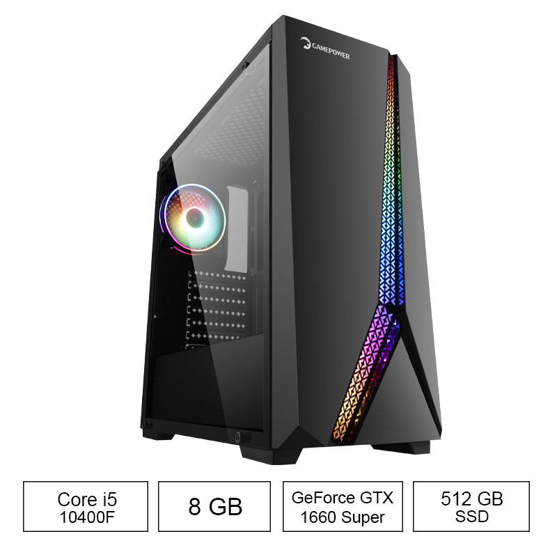 OXPC-5000 i5-10400F 8GB 512GB 6GB GTX1660 FDOS isimli ürüne size özel kampanyalı fiyatlarla sahip olun!