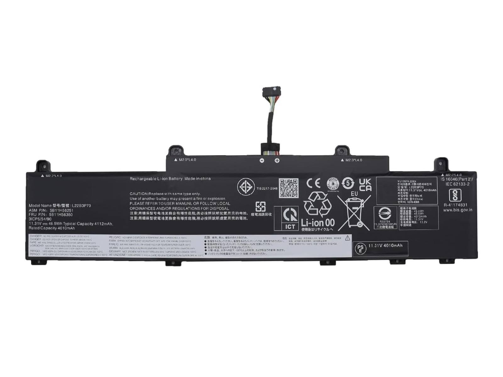 RETRO Lenovo ThinkPad L14 Gen4, L22B3P70 Notebook Bataryası